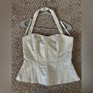 White House Black Market Bustier Top